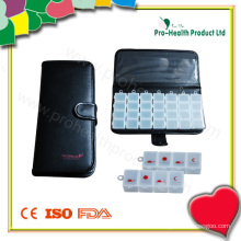 PU Wallet 7 Tage Plastik Pille Box